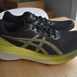 Asics Gel-Kayano 30, Men's 11D, Black/Glow Yellow